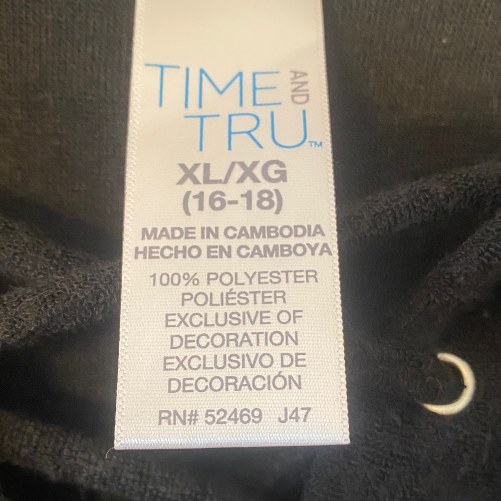 Time and Tru Black Swim Coverup - Picture 6 of 6